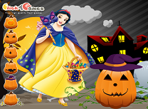 Alba ca Zapada Dovleac de Halloween