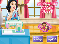 Alba ca Zapada Rochie de Vis