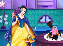 Alba ca Zapada si Inghetata de Halloween