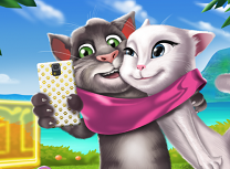 Angela si Tom Selfie