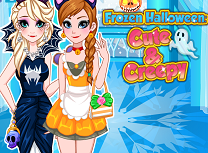 Anna si Elsa Costume de Halloween