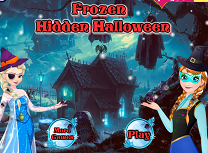Anna si Elsa Obiecte Ascunse de Halloween