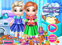 Anna si Elsa Spala Jucariile