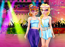 Anna si Elsa la Festivalul de Vara