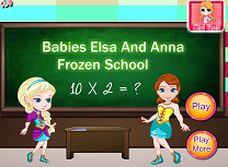 Anna si Elsa la Scoala