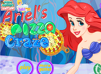 Ariel Face Pizza