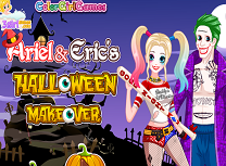 Ariel si Eric Pregatiri de Halloween