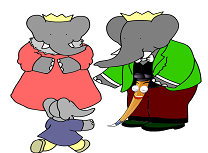 Babar si Familia de Colorat