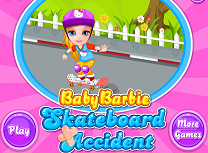 Barbie Accident cu Skateboardul