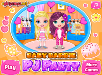 Barbie Petrecere in Pijamale