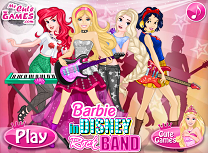 Barbie si Printesele Disney Trupa Rock