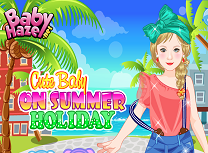 Bebelusa in Vacanta de Vara