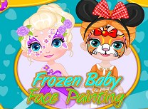 Bebelusele Anna si Elsa Picturi pe Fata