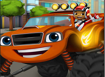 Blaze si Masinile Monstru Puzzle