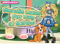 Blondie Lockes Ziua Animalelor la Scoala