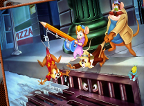 Chip si Dale de Colorat