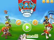 Coloreaza cu Paw Patrol