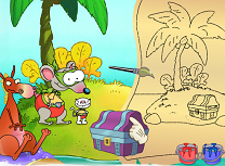 Coloreaza cu Toopy si Binoo