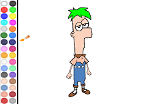 Coloreaza-l pe Ferb