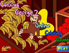 Curiosul George de Colorat