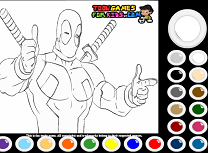 Deadpool de Colorat