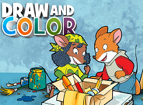 Deseneaza si Coloreaza cu Geronimo