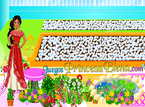 Elena din Avalor Decoreaza Gradina