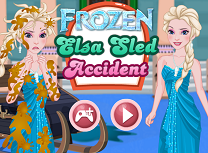 Elsa Accident cu Sania