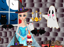 Elsa Casa de Halloween