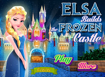 Elsa Construieste Castelul de Gheata