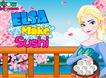 Elsa Face Sushi