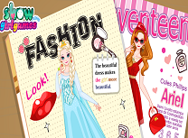 Elsa pe Coperta Revistei de Moda