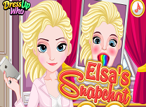 Elsa pe Snapchat