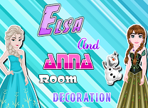 Elsa si Anna Decoreaza Camera