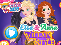 Elsa si Anna Personaje Negative