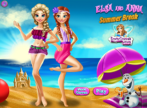 Elsa si Anna Vacanta de Vara