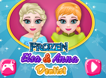 Elsa si Anna la Dentist