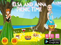 Elsa si Anna la Picnic