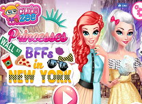 Elsa si Ariel la New York