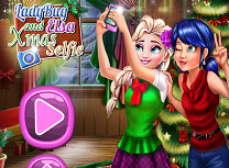 Elsa si Buburuza Selfie de Craciun