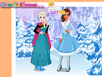 Elsa si Moana Vacanta de Iarna