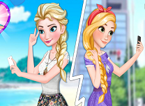 Elsa si Rapunzel Rivale pe Snapchat
