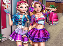 Elsa si Rapunzel la Facultate