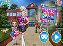 Elsa si Sora Ei la Scoala