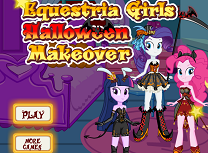 Equestria Girls Pregatiri de Halloween