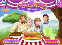 Familia Frozen la Picnic