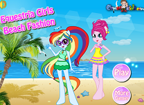 Fetele Equestria pe Plaja
