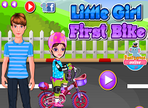 Fetita si Prima Bicicleta