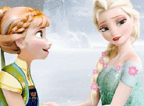 Frozen Puzzle cu Anna si Elsa