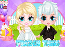Gemenii Frozen Pregatiri de Aniversare